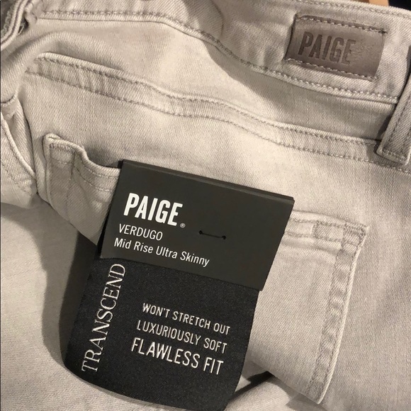 NWT Paige Verdugo Ultra Skinny Destructed Jeans - Picture 7 of 7